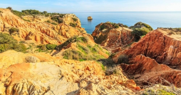 A view of a Parque Natural da Ria Formosa near Faro, Portugal Algarve